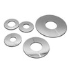 6Pcs Snap- in Faucet,Water Pipe,Wall Hole, Wall Hole,Ugly Cover (Stainless