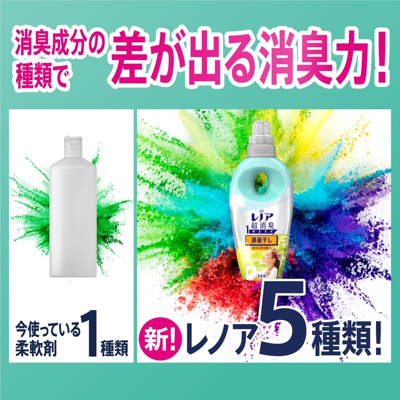 Lenor Super Deodorizing 1WEEK Room Drying Osechi Scent Refill, 31.2