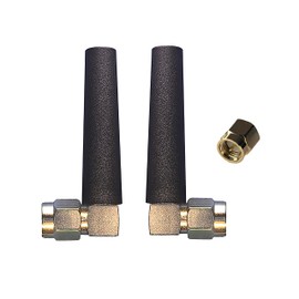 Dixingtek 2pcs 42mm 3g 4g LTE SMA Male Antenna, Compatible with Hunting Game Camera Network Card IP Camera Video Security Camera IoT Antenna