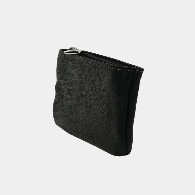 e-mono Genuine Leather Men's Coin Purse, Coin Case, Aori Shaped,