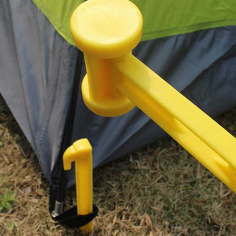 Pack of 18 Extra Long Heavy Duty Plastic Tent Pegs