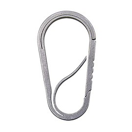 TiTo Titanium Quick Release Key Chain for Sport Outdoor Traveling and Camping only 6g (Titanium)