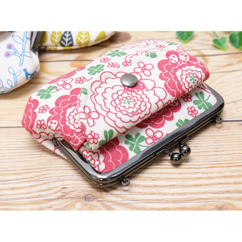 Kyoyu Techteco Canvas Coin Purse with Parent and Child Purse