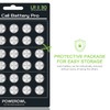 POWEROWL High Capacity LR1130 AG10 Batteries 30 Pack, SG10 389