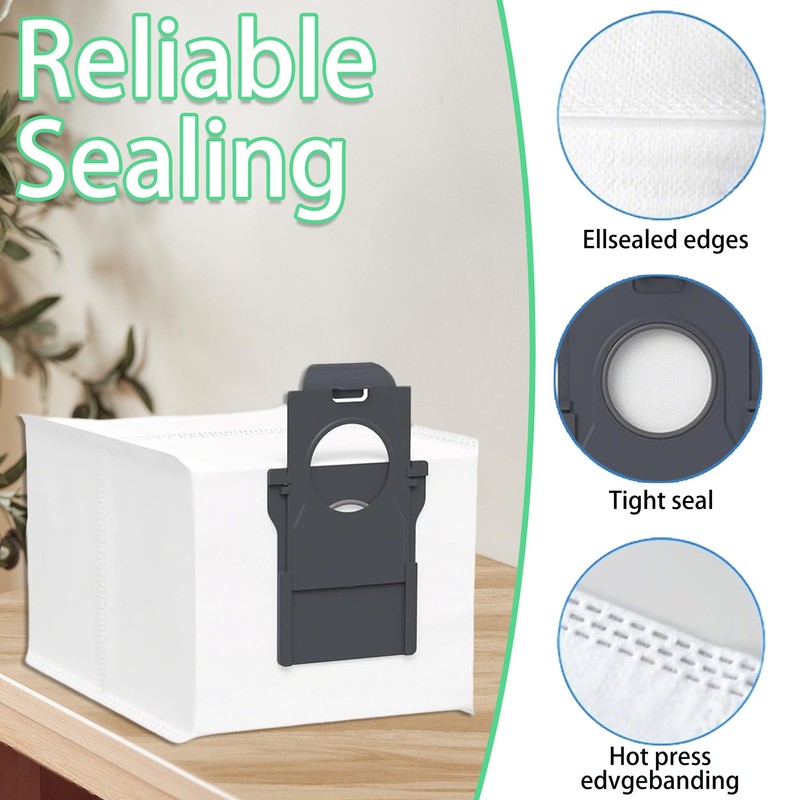 Replacement Disposable Dust Bag Compatible with Dreame D10 Plus Gen