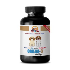 Dog Immune System Supplements - Omega 3 - Dog Chewy SOFTGELS - Skin Health - Joint Support - Heart Health - epa Fish Oil for Dogs - 180 Softgels (1 Bottle)