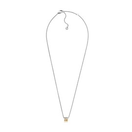 Skagen Necklace for Women Kariana, Length: 457.2mm+70mm, Width: 6.8mm, Height: 9.2mm 2-Tone Stainless Steel Necklace, SKJ1676998
