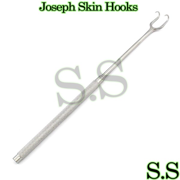 S.S Joseph Skin Hooks Plastic Dermal Surgical Instruments10M