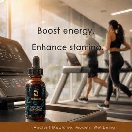 Redmint Tintura de hongo Cordyceps - Deportiva y física Basada en la antigua sabiduría de la medicina tradicional china Suplemento orgánico de mezcla de hongos que aporta energía y resistencia N