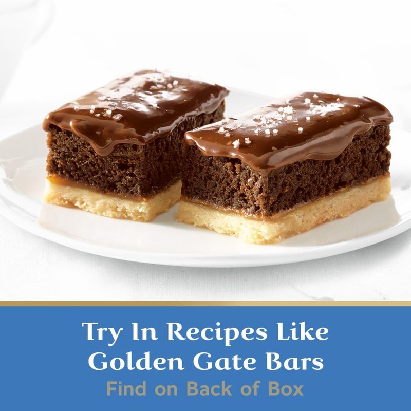 Ghirardelli Salted Caramel Premium Brownie Mix, Includes Salted Caramel Sauce,