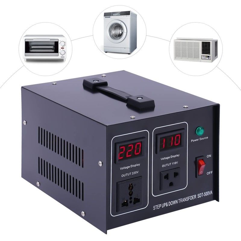 YIPONYT 500 Watt Voltage Transformer Converter, Step Up/Down Convert from