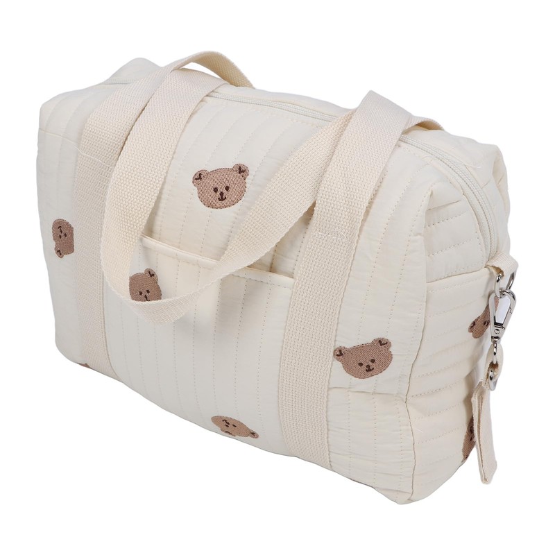 Pram Organiser Bag, Cotton Cloth Bag Baby Stroller Bag Reusable