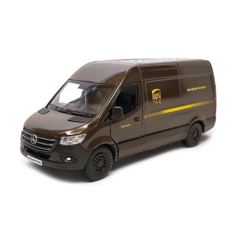 georglasko_8 UPS Edition Delivery Van Toy Kids Children Fun Pullback