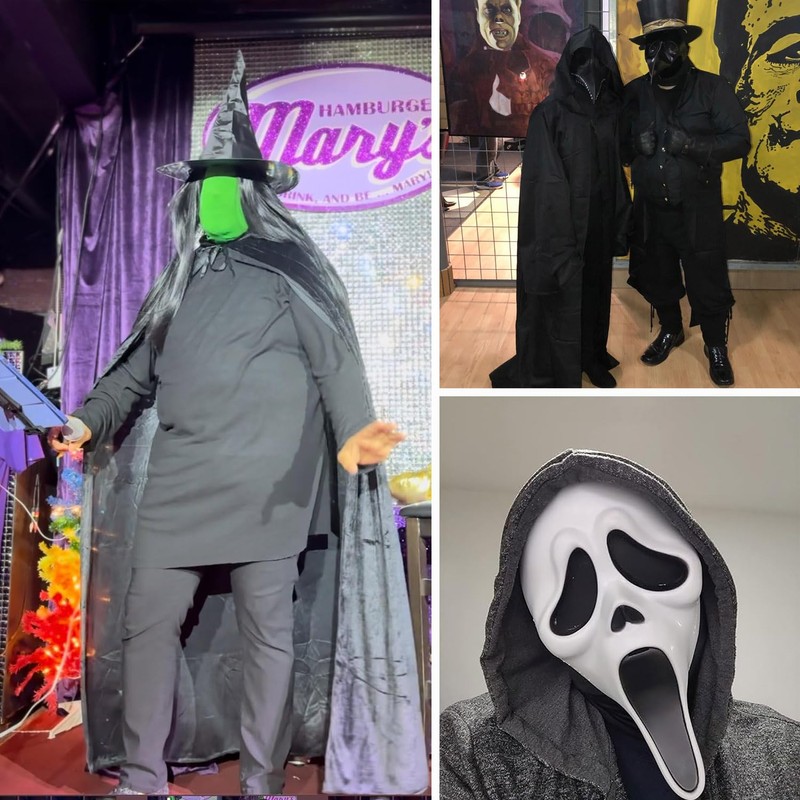 Gaoin Unisex Face open Zentai Hood Mask for Costume Parties