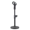 Samcos Microphone Stand, Tabletop Microphone Stand, Height Adjustable, Angle Adjustable,