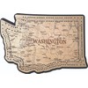 Washington State Shape Road Map Cribbage Board