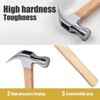 8.8 Ounce Claw Hammer,Forged Carbon Steel Head Small hammer Wood
