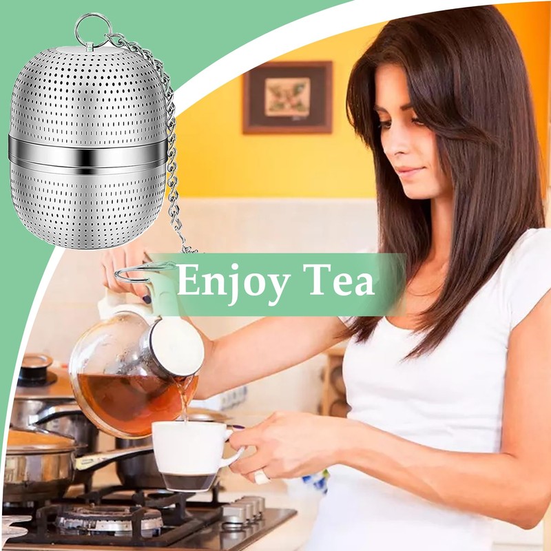 NAYAGOGO Tea Infuser for Loose Tea, Stainless Steel Tea Ball