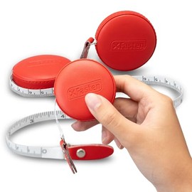 XFasten - Cinta métrica retráctil de 60 pulgadas, 1.5 metros, paquete de 3 cintas métricas para costura, tejer, ganchillo, cinta métrica de cintura pa