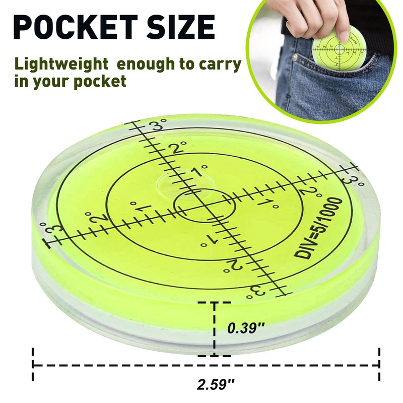 Golf Green Reader,Golf Putting Training Aid-With High Precision Leveling Bubbles,