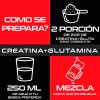 Suplemento Creatina + Glutamina Maximo 1kg 50servicios