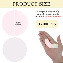 120 00 Pcs 1 Inch White Pink Round Tissue Confetti for Wedding Parties, Biodegradable Round Tissue Table Decor Engagement Confetti, Circle Paper for Balloons Birthday Decoration Party Anniversary