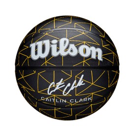 WILSON Caitlin Clark Repetition Basketball - Black/Yellow, Size 5-27.5"