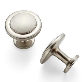 Ravinte 20 Pack Brushed Nickel Cabinet Pulls and Knobs - 1-1/4 inch for Kitchen and Dresser Drawers