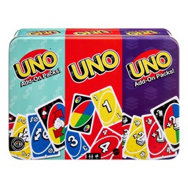 Mattel Games UNO Core & UNO Add-on Packs Tin