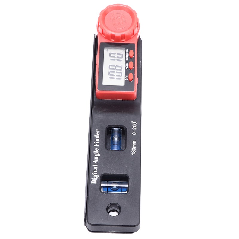 0‑200° Digital Display Angle Finder High Accuracy Electronic Spirit Level