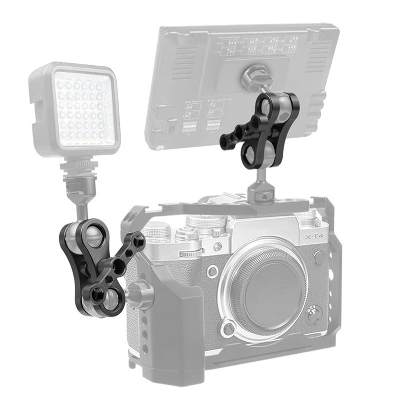 Hopbucan Tripod Butterfly Clip Clamp 1 Ball Joint Arm 1/4