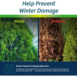 Wilt-Pruf® Original Winter Plant Protection | Ready-to-Spray | Maximum Strength Against Winter Burn/Damage | Replaces Burlap | Preserves Christmas Trees, Wreaths, Garland | Lasts up to 4 Mos | 32 oz