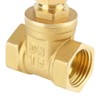 Brass Gate Valve DN15 G1/2 - Direct path for water,