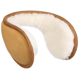 Seeberger Lambswool Ear Muffs Ear Warmers, camel, Unit size