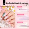 Beetles Gel Polish Nail Art Brushes Set - 6 Pcs