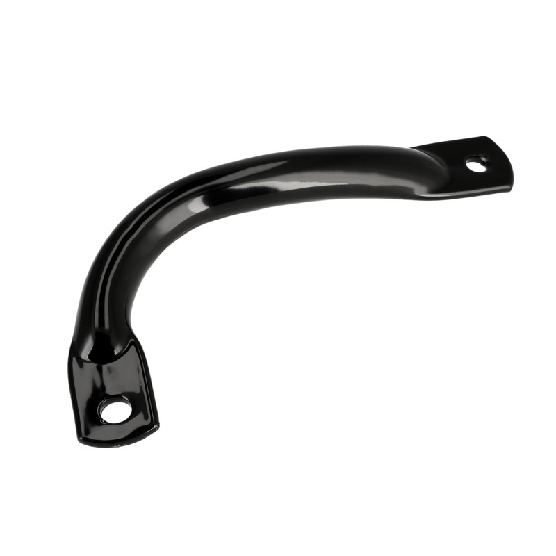 Exhaust Strut Short Enduro Steel Black PPB - Simson S51E,
