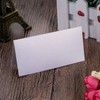 Bememo 50 Pieces White Table Cards Name Place Cards for