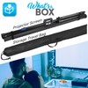 Projector Screen 84" with Floor Standing Portable Fold-Out Roll-Up Tripod