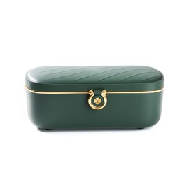 Bella Epoca® Portable Electric Food Warmer, Elegant Heated Lunch Box (900ml/45W/220V), Electric Lunch Box with Stainless Steel Thermal Container for Office (Green)