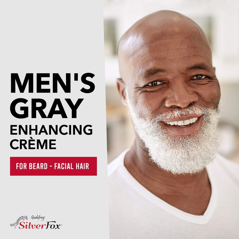 Godefroy Silver Fox Men's Silver And Gray Beard Brightener For