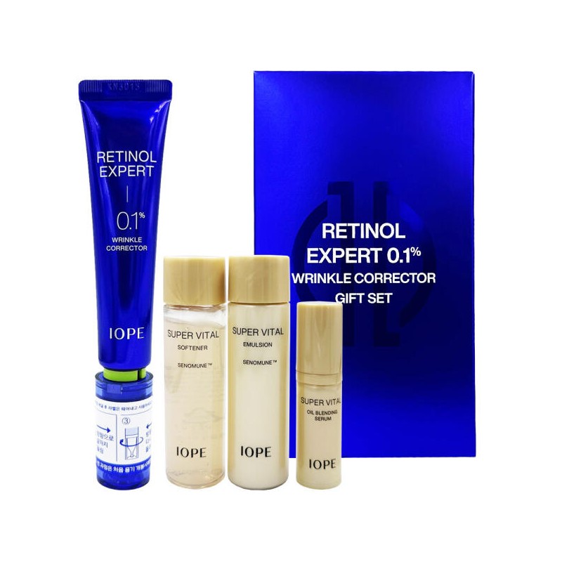 IOPE 아이오페 레티놀 엑스퍼트 0.1% 링클 코렉터30ml 선물세트 IOPE Retinol