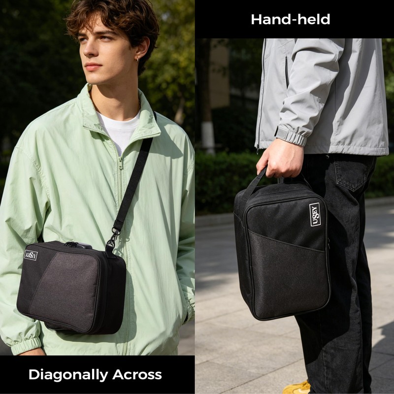 USEY Large Smell Proof Bag with Lock, Premium Carbon Lined