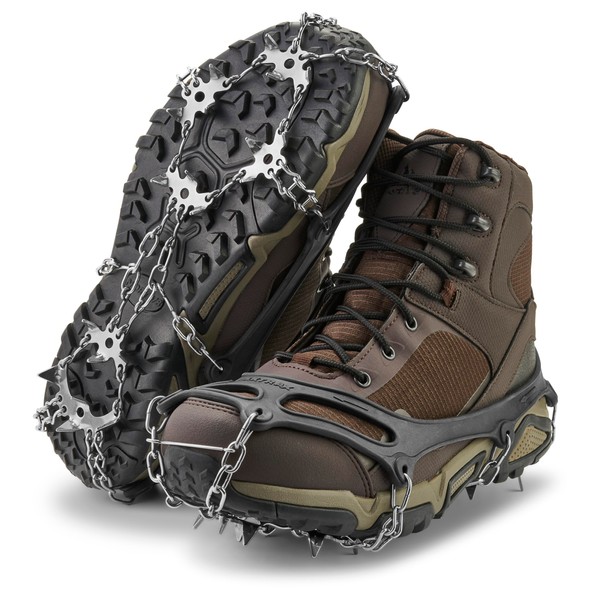 Yaktrax Adventure Grip - Durable Winter Traction Device with Stainless