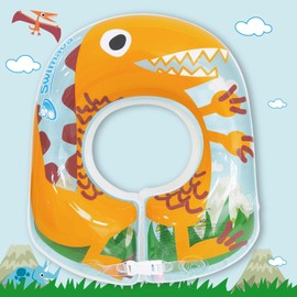 Swimava G2 Baby Body Ring (9 Months to 3 Years) - Comfy Inflatable Swim Float for Toddlers, Pool & Beach Floatie, Safety-Tested Water Tube (Mesozoic)