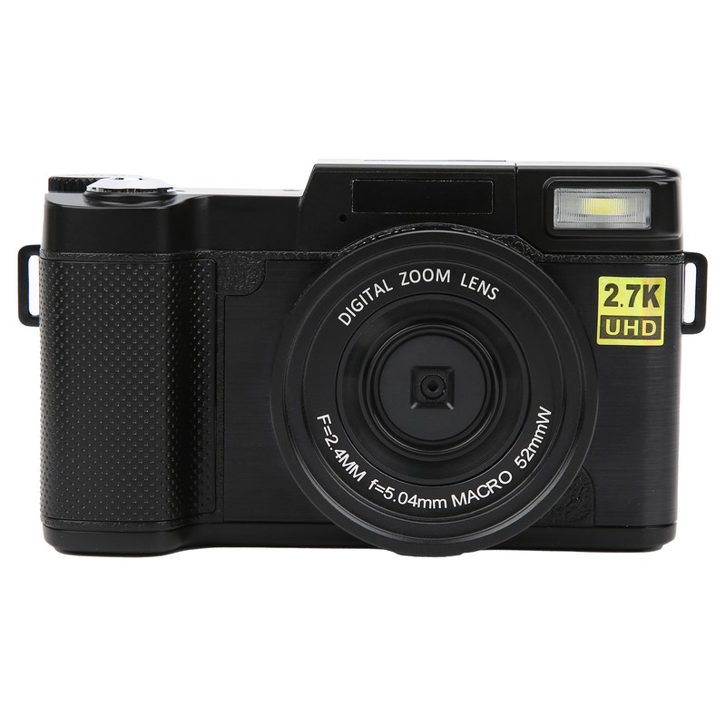Digital Camera 3in LCD Screen 180 Degree Rotation 2.7K 30MP