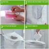 Ma Chérie Disposable Toilet Seat Cover 60 Pcs,Extra Large,Flushable,Travel and