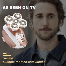 Painless Electric Razor for Women, Rechargeable Waterproof Electric Shaver, Cordless Hair Remover for Legs Face Lips Bikini Body Trimmer - As Seen On TV (Upgraded)