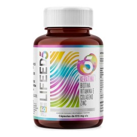 Capsulas Keratina Biotina Colageno Vitamina Cabello Lifeed