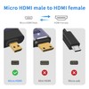 Duttek 8K 90 Degree Micro HDMI to HDMI Adapter, UP