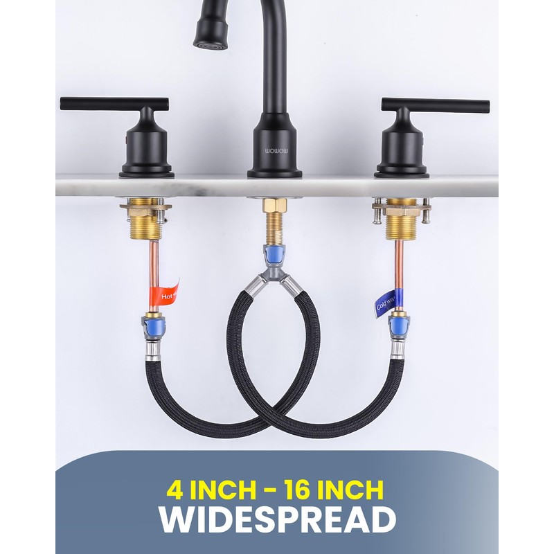 WOWOW Quick Connect Hose Hot and Cold Supply Hoses for